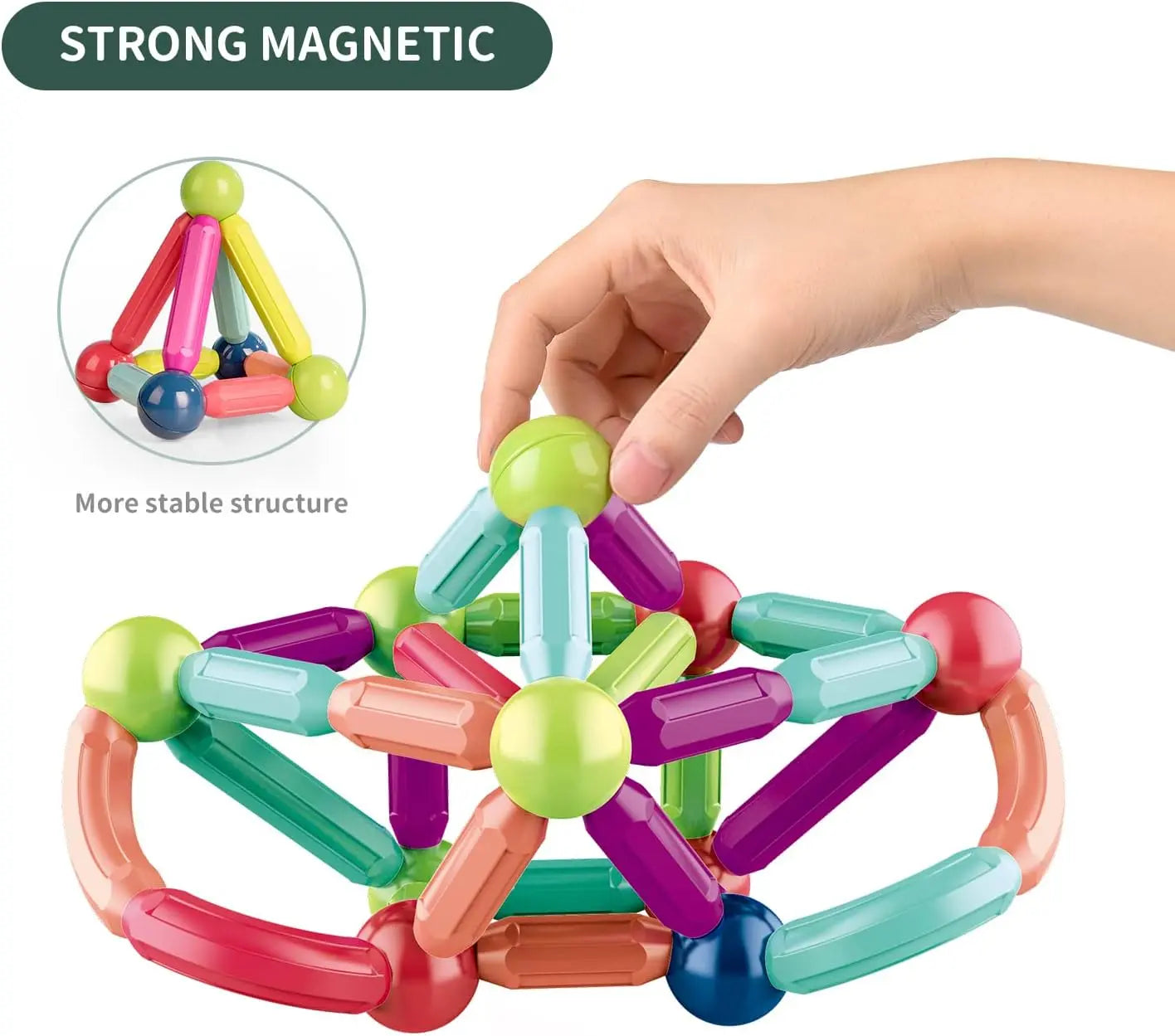 Montessori Magnetic Building Toy Montessori