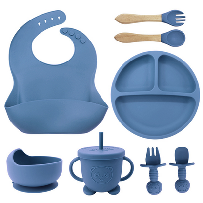Silicone Baby Feeding Set-8CS