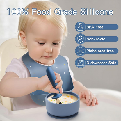 Silicone Baby Feeding Set-8CS