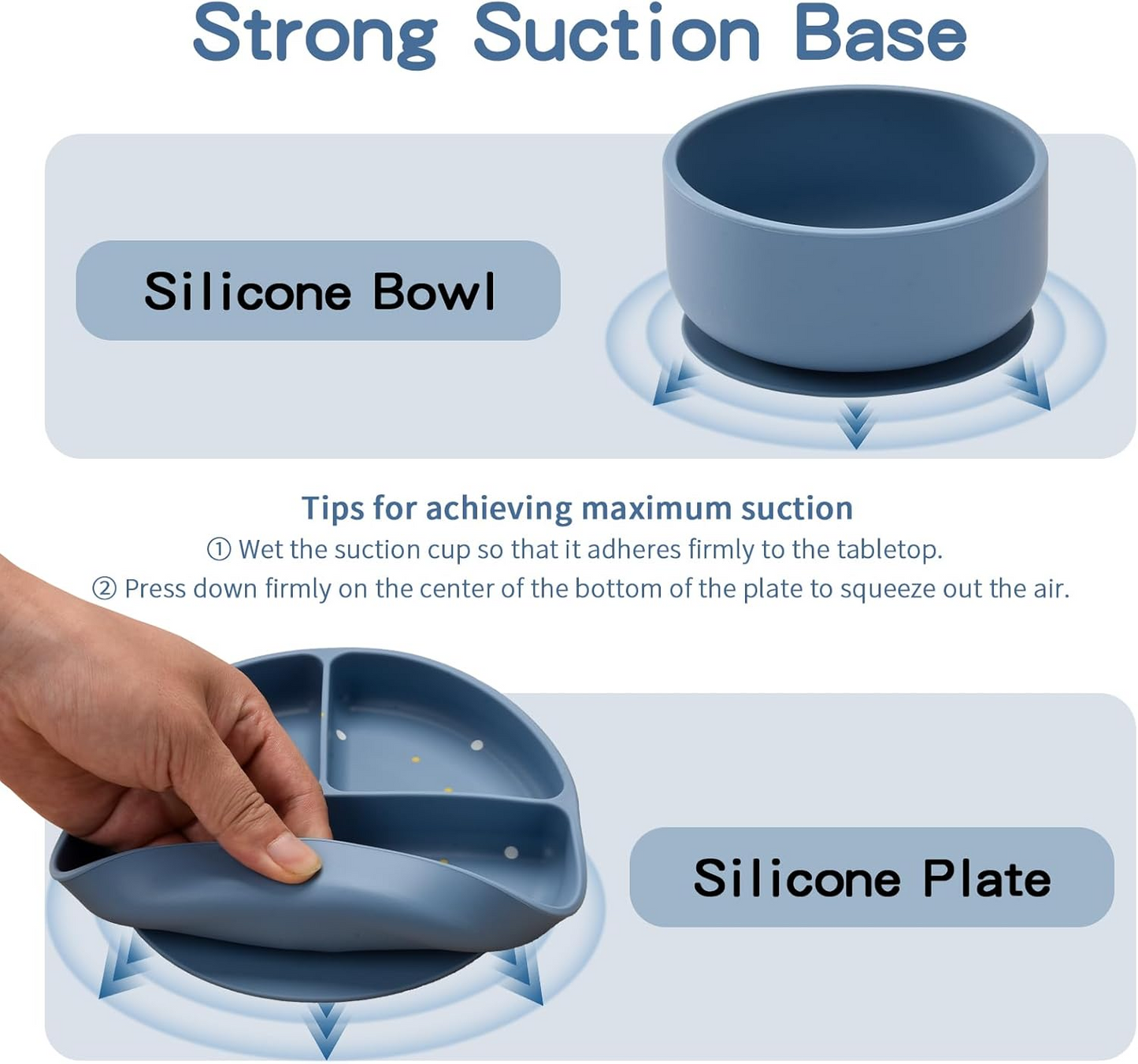 Silicone Baby Feeding Set-8CS