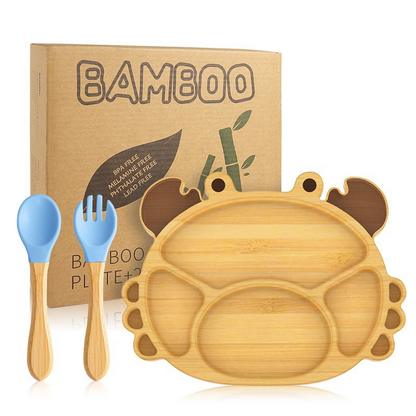 Bamboo Dinner Feeding Set-9PCS