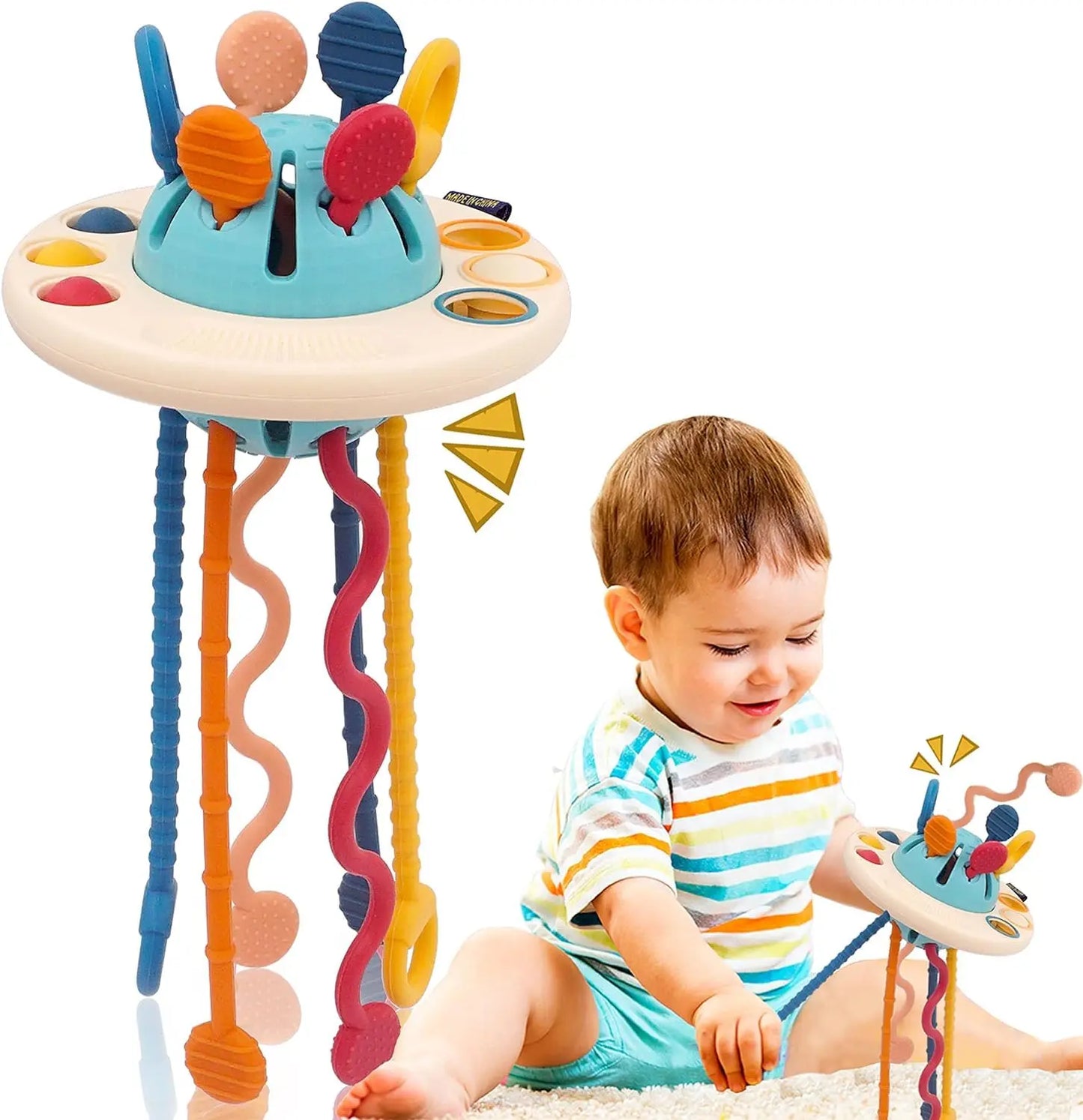 Montessori Silicone Pull Toy