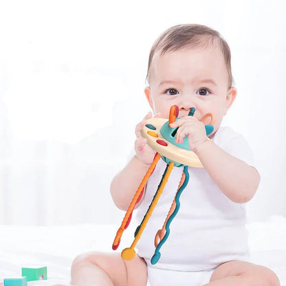 Montessori™ Silikon Çekme Oyuncak - Montessori